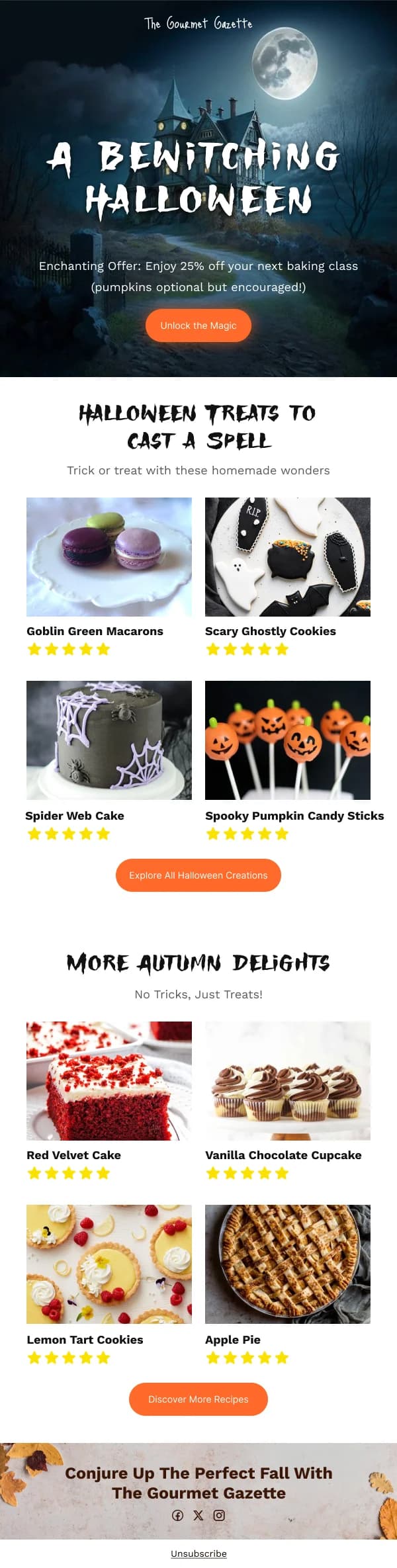 Restaurant-Winter Homemade Wonders — Winter email design preview